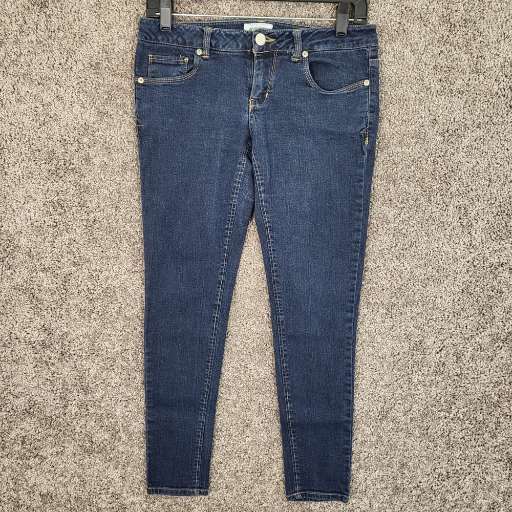 Aeropostale Lola Legging Jean Womens 7/8 28x28 Regular Blue Cotton Blend Stretch